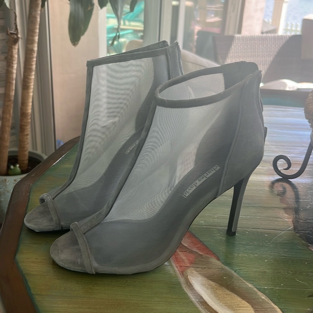 Charles David high heels mesh sexy 8